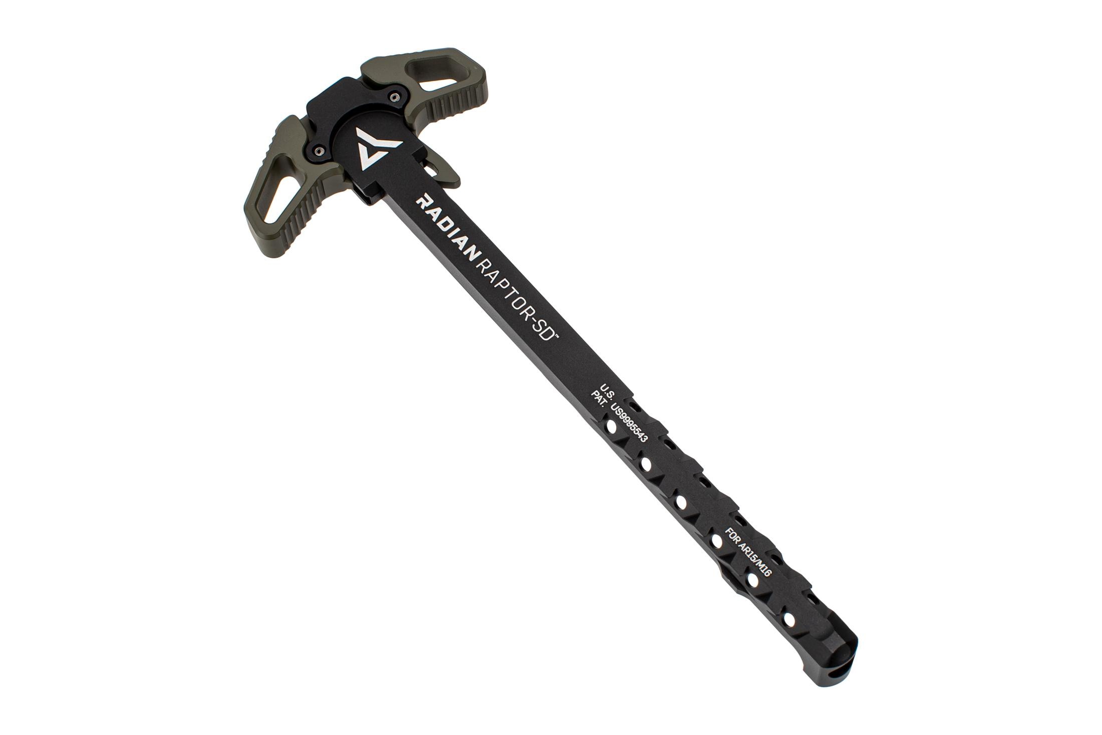 Radian Raptor-SD Charging Handle AR15 - Radian OD Green